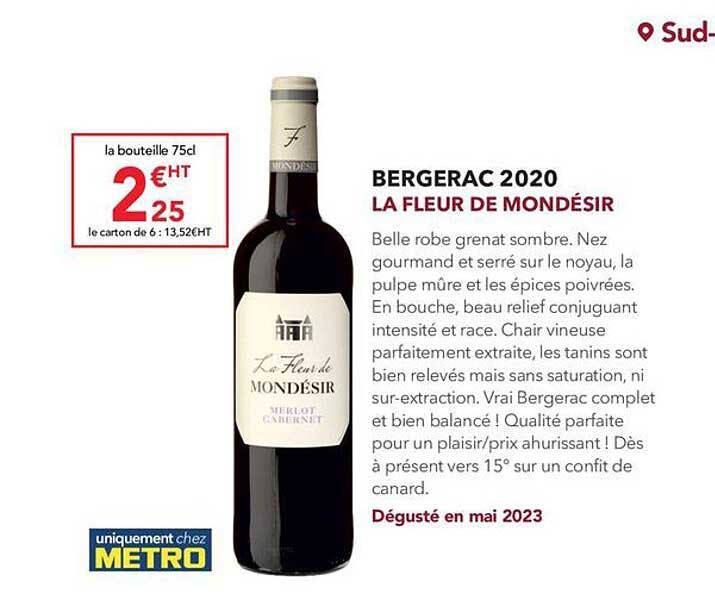 bergerac 2020 la fleur de mondésir