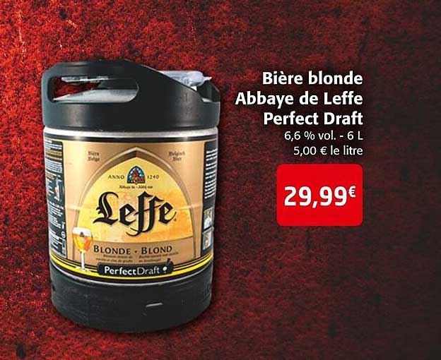 Bière Blonde Abbaye De Leffe Perfect Draft