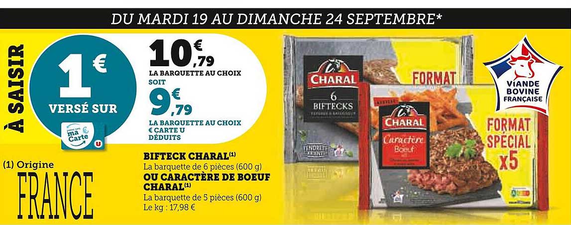 Bifteck Charal Ou Caractère De Bœuf Charal