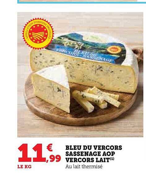 bleu du vercors sassenage aop vercors lait