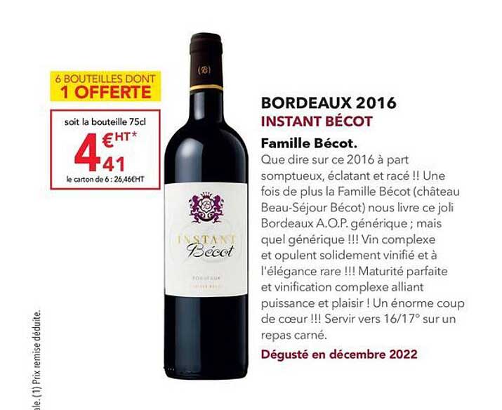bordeaux 2016 instant bécot famille bécot