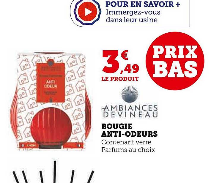bougie anti-odeurs ambiances devineau