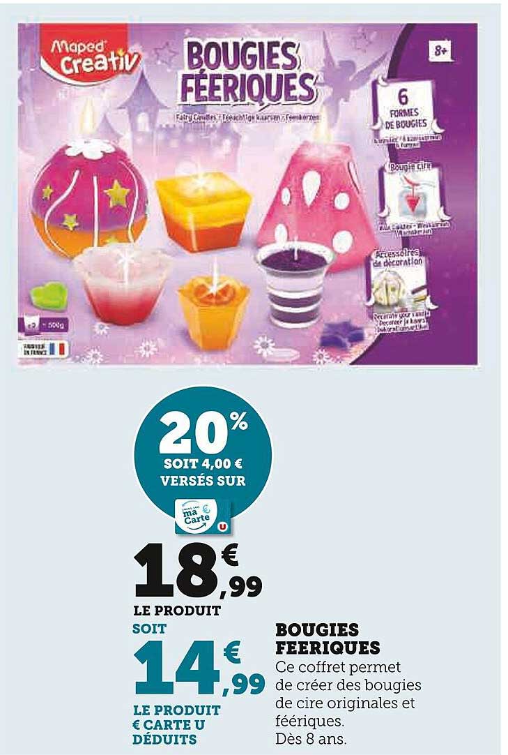 bougie féériques maped creativ