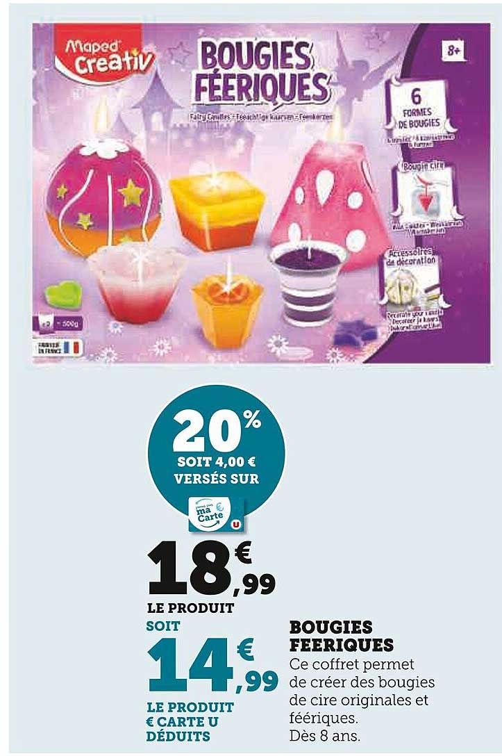 bougies féériques maped creativ