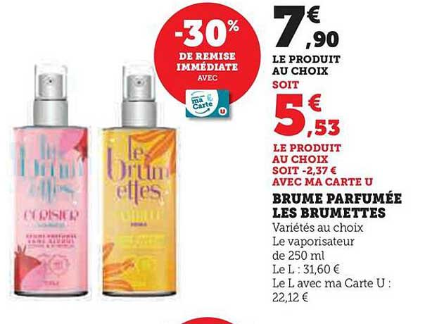 brume parfumée les brumettes