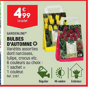 bulbes d'automne gardenline