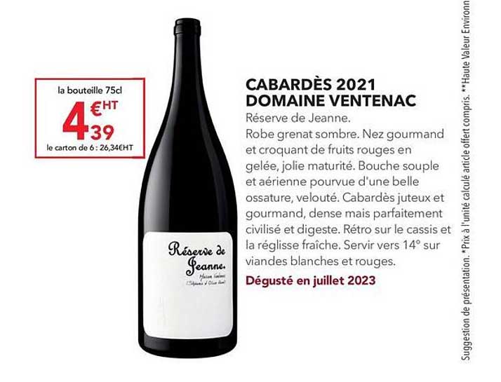 Cabardès 2021 Domaine Ventenac