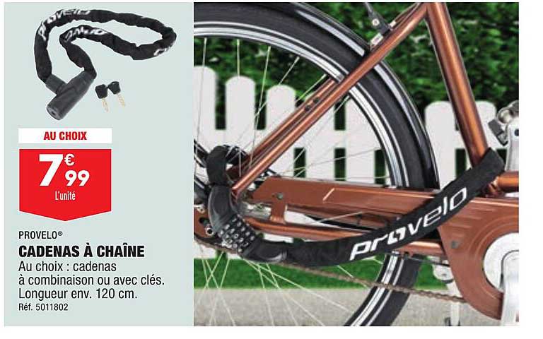Cadenas à Chaîne Provelo