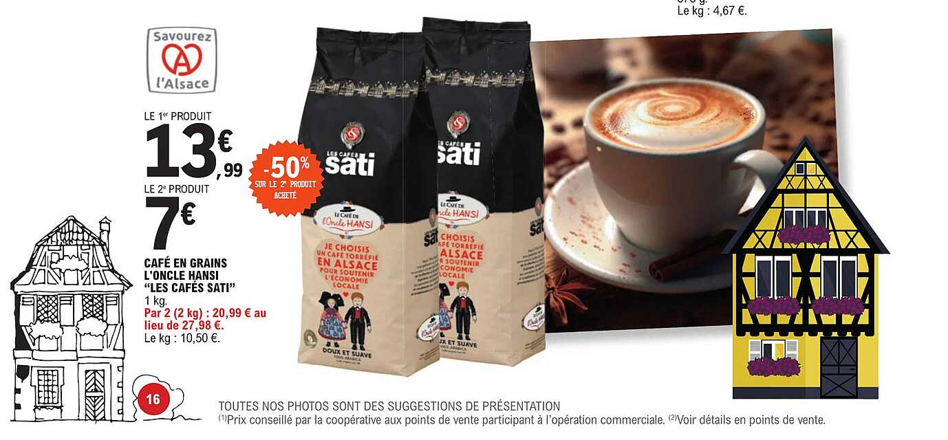 café en grains l'oncle hansi "les cafés sati"