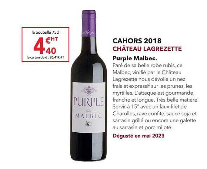 cahors 2018 château lagrezette