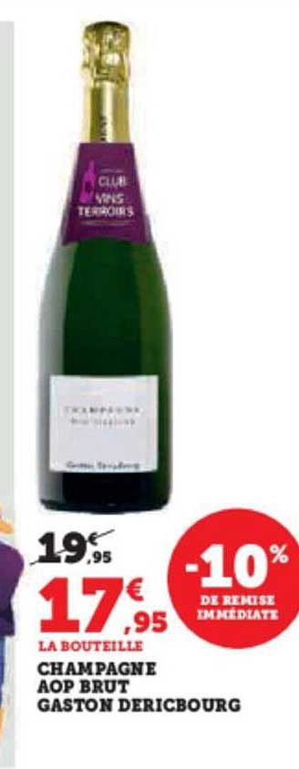 champagne aop brut gaston dericbourg