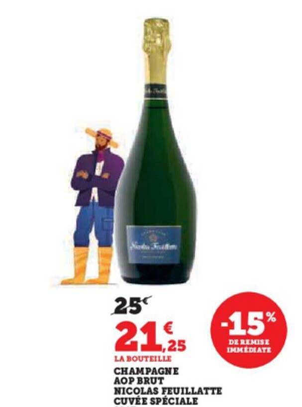 champagne aop brut nicolas feuillatte cuvée spéciale