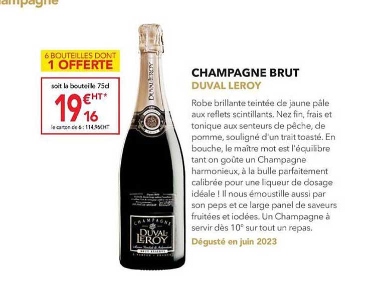 champagne brut duval leroy