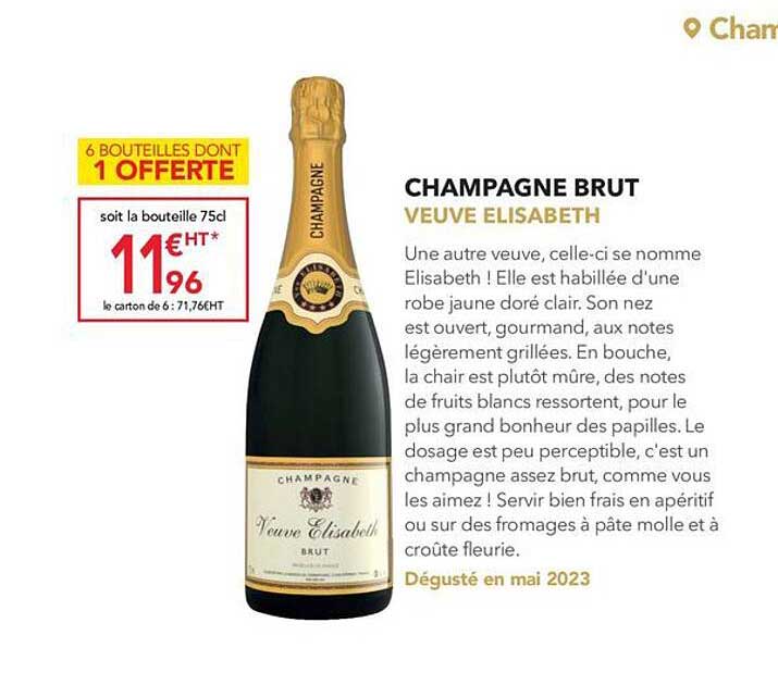 champagne brut veuve elisabeth