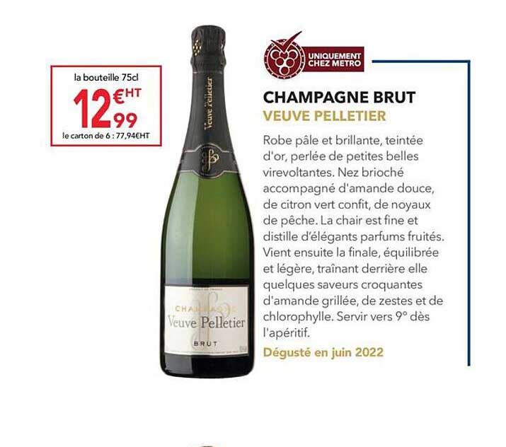 champagne brut veuve pelletier