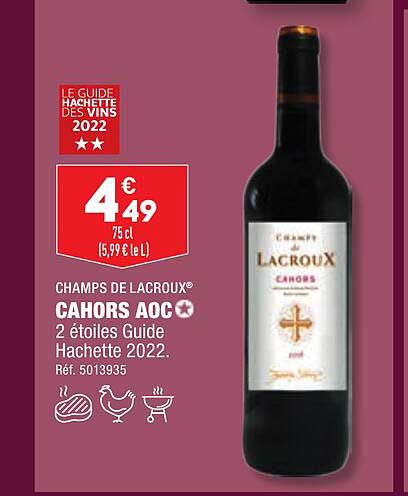 champs de lacroux cahors aoc