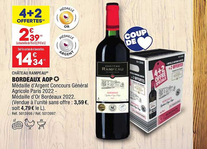 château rampeau bordeaux aop