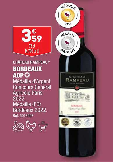 château rampeau bordeaux aop
