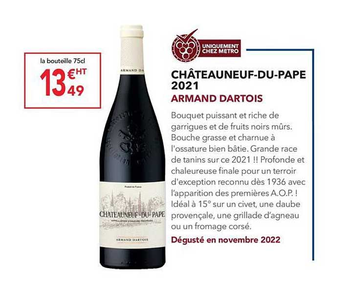 châteauneuf-du-pape 2021 armand dartois