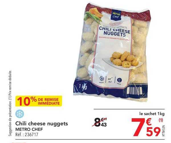 Chili Cheese Nuggets Metro Chef