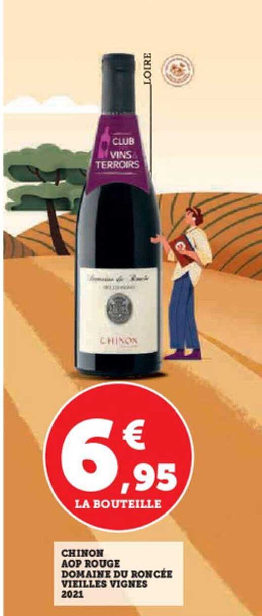 chinon aop rouge domaine du roncée vieilles vignes 2021