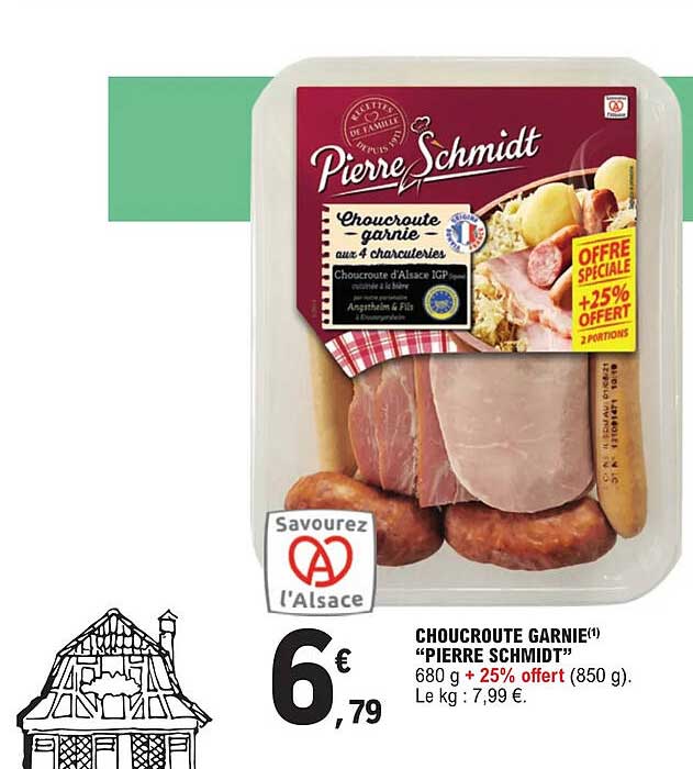 choucroute garnie "pierre schmidt"