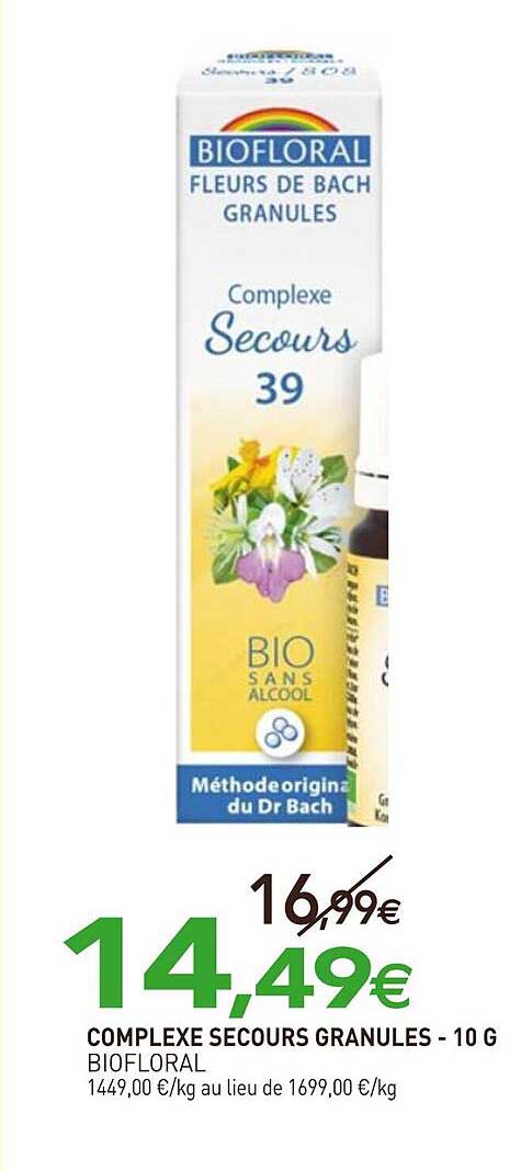 complexe secours granules biofloral