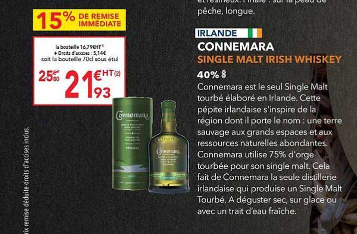 connemara single malt irish whiskey