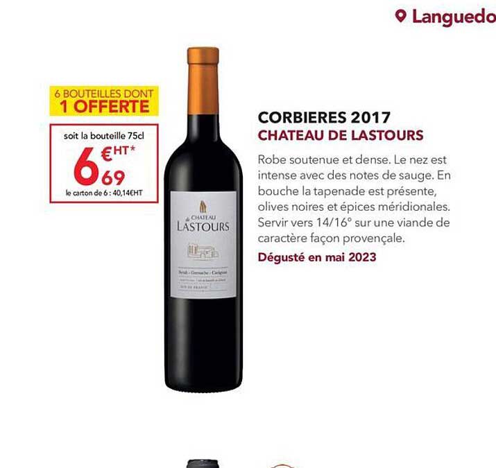 Corbières 2017 Château De Lastours