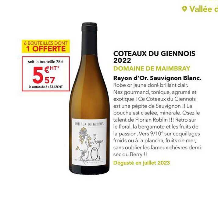 côteaux du giennois 2022 domaine de maimbray