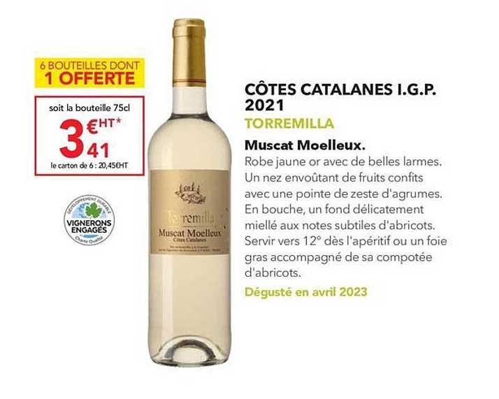 côtes catalanes i.g.p. 2021 torremilla