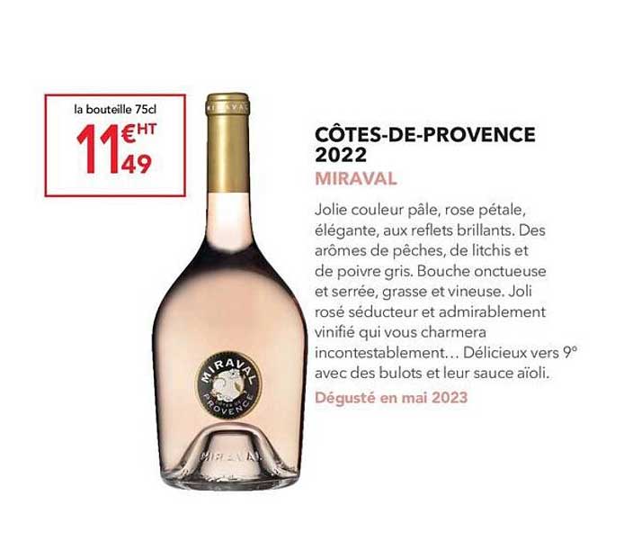 côtes-de-provence 2022 miraval