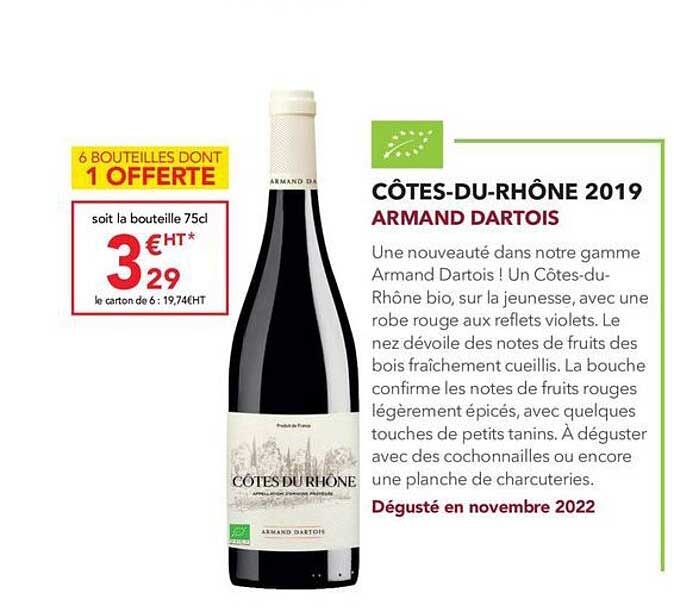 côtes-du-rhône 2019 armand dartois