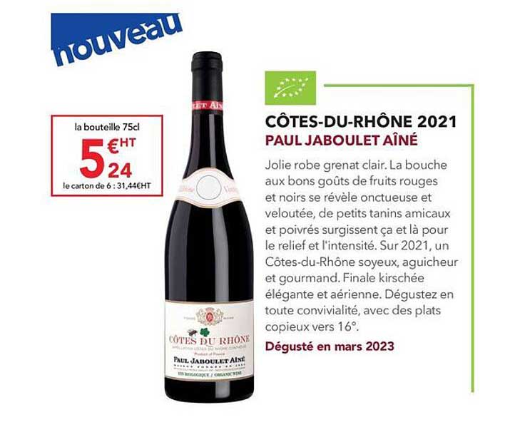 côtes-du-rhône 2021 paul jaboulet aîné