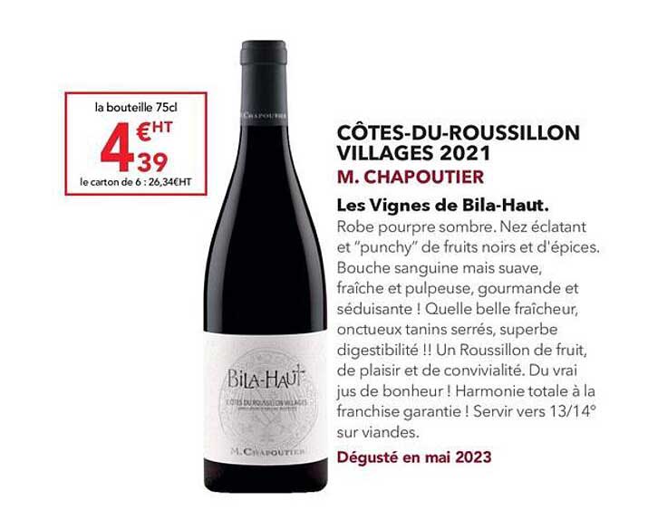 côtes-du-roussillon villages 2021 m. chapoutier