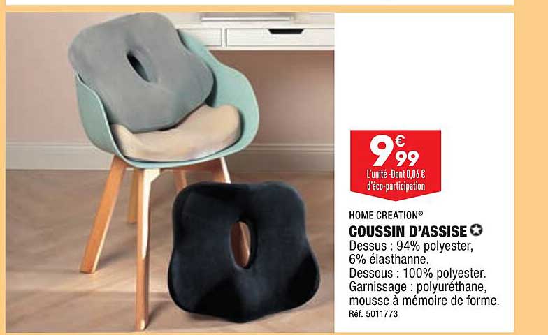 coussin d'assise home creation