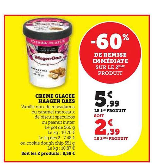 crème glacée häagen dazs