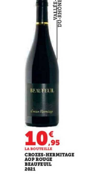 crozes-hermitage aop rouge beaufeuil