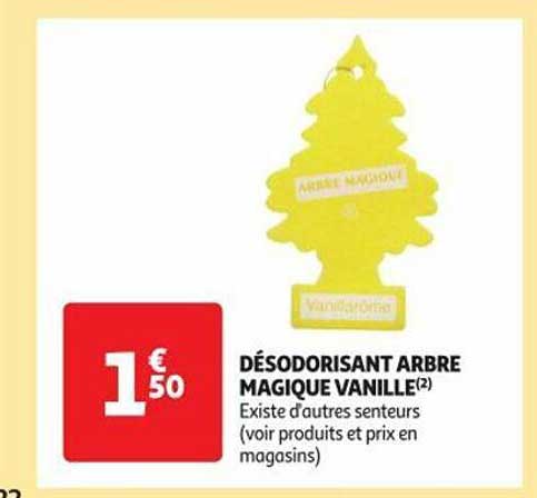 Désodorisant Arbre Magique Vanille