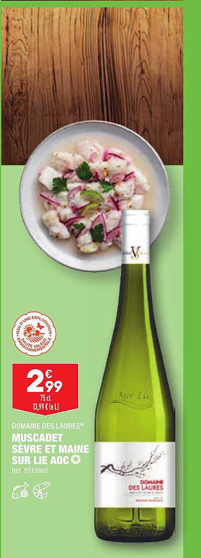 domaine des laures muscadet sèvre et maine sur lie aoc