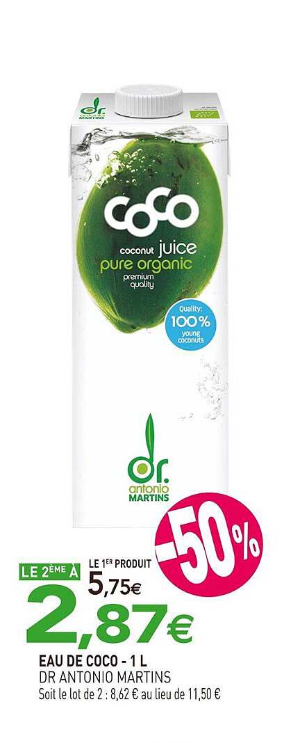 eau de coco dr antonio martins