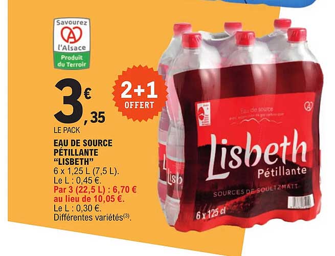 Eau De Source Pétillante "lisbeth"