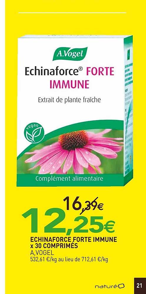 echinaforce forte immune x 30 comprimés a.vogel