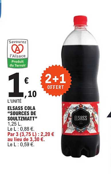 elsass cola "sources de soultzmatt"