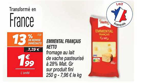 Emmental Français Netto
