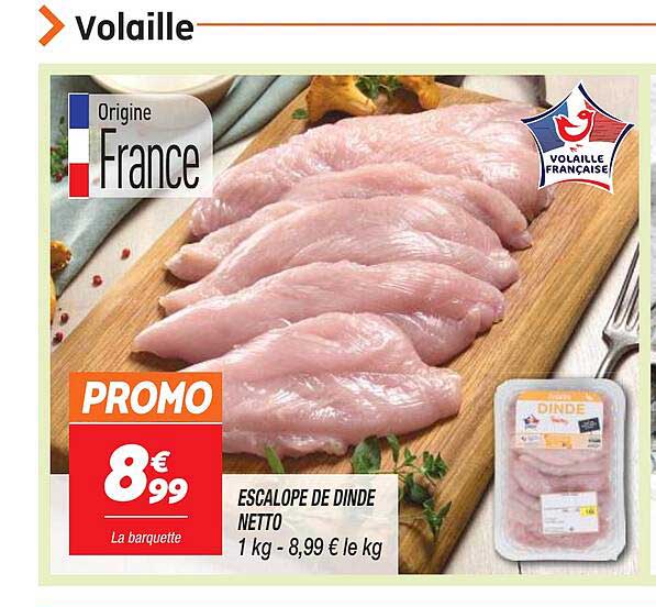 Escalope De Dinde Netto