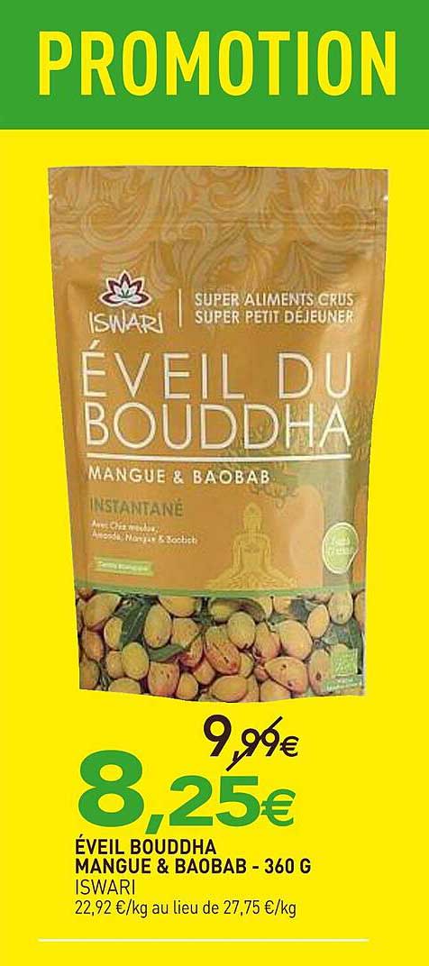 éveil bouddha mangue & baobab iswari