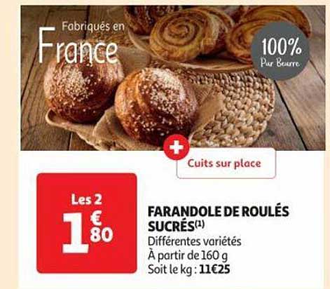 Farandole Roulés Sucrés