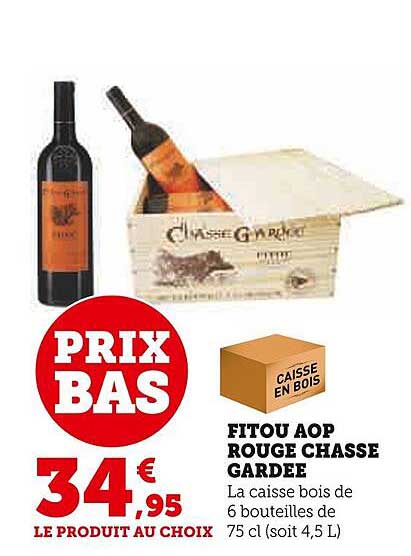 fitou aop rouge chasse gardée