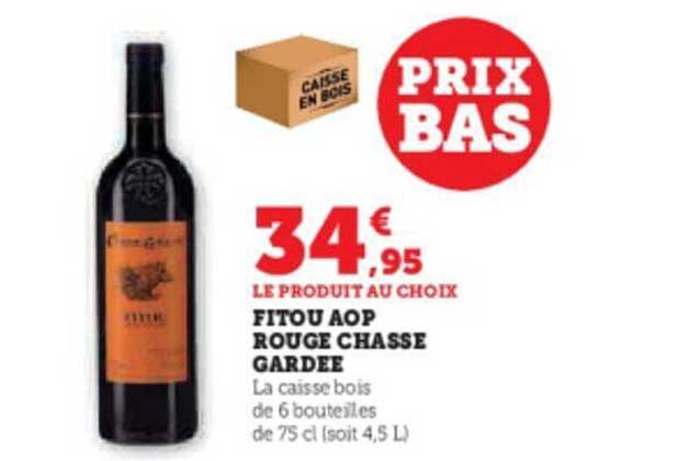 fitou aop rouge chasse gardée